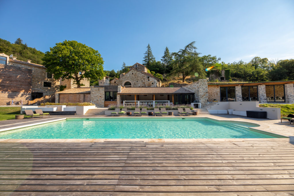 Domaine Merlac Languedoc location maison de vacances piscine séminaire